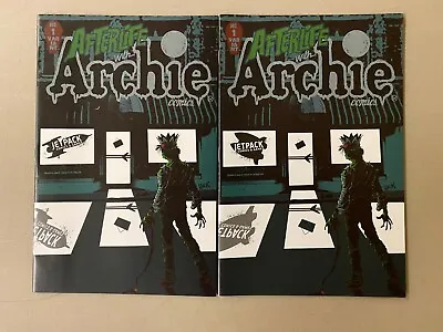 Buy 2x AFTERLIFE WITH ARCHIE 1; JETPACK DUAL ROCKET VARIANT Archie 1st Printing HOT • 11.85£