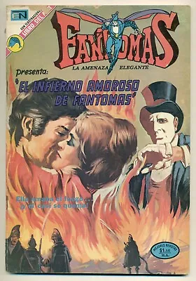 Buy FANTOMAS #117 El Infierno Amoroso De Fantomas, Novaro Comic 1973 • 6.37£