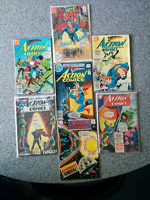 Buy ACTION COMICS Issues 348, 365, 375, 472, 473, 493, 583 - DC Comics • 39.99£