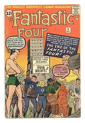 Buy Fantastic Four #9 GD/VG 3.0 1962 • 180.14£