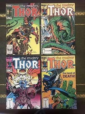 Buy The Mighty Thor #340, 341, 342, 343 & 344. 5 Consecutive Issue Comics From 1984 • 12.50£
