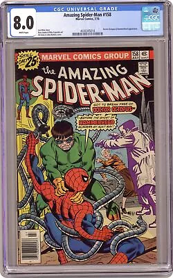Buy Amazing Spider-Man #158 CGC 8.0 1976 4036345014 • 84.45£