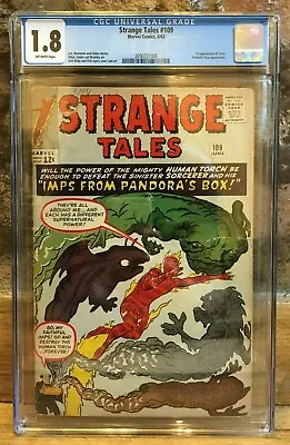 Buy Strange Tales #109 1963 1st Appearance Of Circe CGC 1.8 2090331008 • 195£