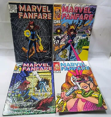 Buy Marvel Fanfare #10-13 | 4 Issues | 1983-84 | G Perez | Black Widow | Iron Maiden • 50.40£