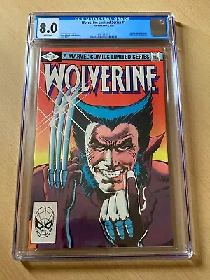 Buy Wolverine 1 Limited Series (1982) - Marvel Comics Key - CGC 8.0 VFN • 89£