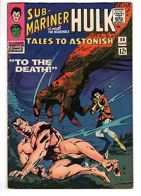 Buy Tales To Astonish #80 (1966) - Grade 7.0 - To The Death - Krang Appearance! • 47.30£