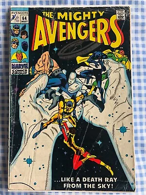 Buy Avengers 64 (1969) 1st Appearance Hawkeye's Brother Barney Barton • 10.99£