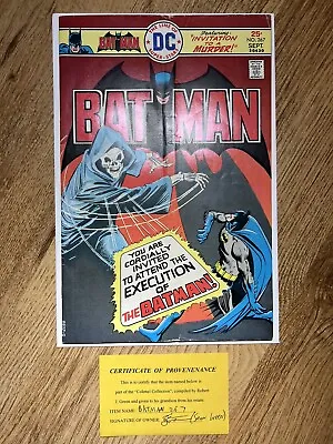 Buy Batman #267 (1975) Part Of The “Colonel Collection” With COA, D.C. Comics VG • 15£