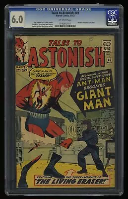 Buy Tales To Astonish #49 CGC FN 6.0 Off White Ant-Man Becomes Giant Man!!! • 183.92£
