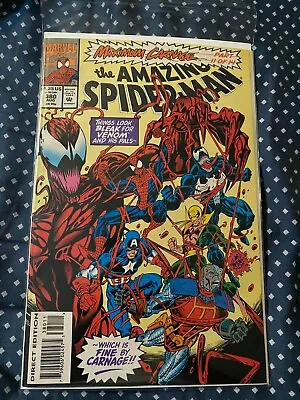 Buy Amazing Spider-Man #380 Maximum Carnage Pt 11 Venom Shriek Nightwatch HIGH GRADE • 9.87£