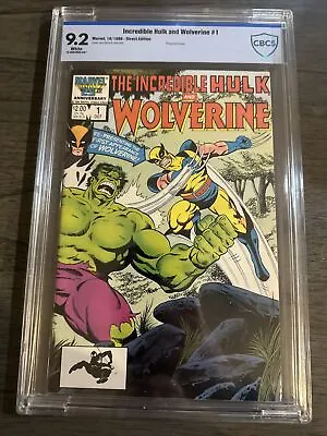 Buy Incredible Hulk And Wolverine #1 CBCS GRADED 9.2 - Reprints Hulk #180/181 • 86.47£