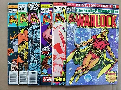 Buy Warlock 9-15 1976 Thanos Jim Starlin 9 10 11 12 13 14 15 Lot Of 7 Marvel Comics • 43.97£