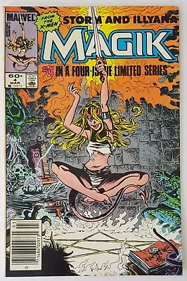 Buy Magik #4, Marvel Comics 1984, Storm & Illyana App, 1st App Darkchylde, Newsstand • 6.50£