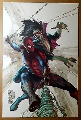 Buy Amazing Spider-Man 622 Vampire Morbius Marvel Comics Poster By Simone Bianchi • 7.10£