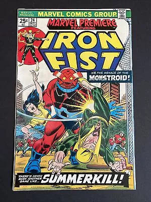 Buy Marvel Premiere #24 Iron First,  1st Appearance Of Princess Azir • 15.84£