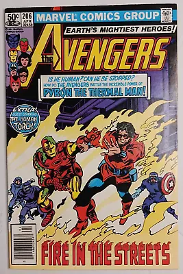 Buy The Avengers #206 ~ Marvel Comics 1981 ~ NEWSSTAND EDITION ~ NICE COPY & PAGES • 7.11£