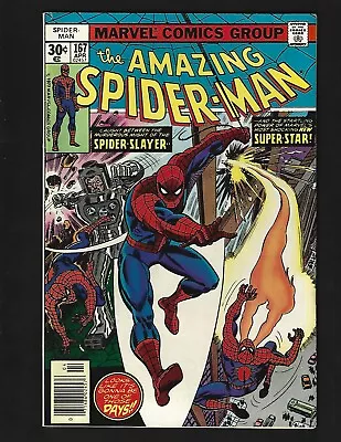 Buy Amazing Spider-Man #167 FVF 1st Will-O'-The-Wisp 1st Bart Hamilton Spider-Slayer • 13.46£