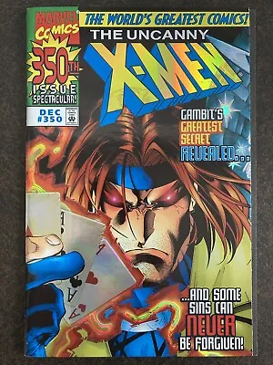 Buy Uncanny X-men 350 Variant Prism Foil Gambit 1997 Deluxe Hologram Magneto Joe Mad • 18.52£