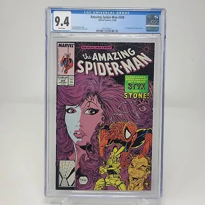 Buy Amazing Spider-Man #309 CGC 9.4 1st App Styx & Stone McFarlane WHITE PAGES  • 38.74£