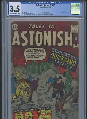 Buy Tales To Astonish #32 1962 CGC 3.5~ • 142.49£