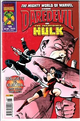 Buy The Mighty World Of Marvel #18 Daredevil And The Incredible Hulk Marvel Comics • 3.99£