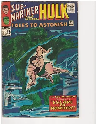 Buy Tales To Astonish 71 Marvel Silver Age Comic Book • 12.62£