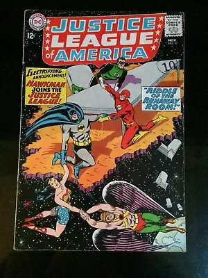 Buy JUSTICE LEAGUE Of AMERICA #31 (DC) HAWKMAN Joins JLA. Sekowsky/Anderson-c 1964!  • 28£