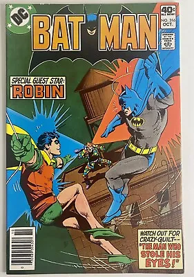 Buy Batman #316 - Origin Of Crazy Quilt (DC, 1979) • 15.80£