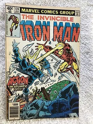 Buy THE INVINCIBLE IRON MAN #124 - Grade 6.5 Marvel 1979 Comic • 4.02£