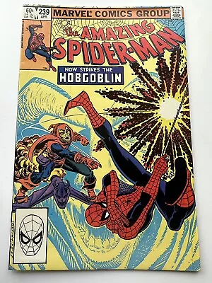 Buy Amazing Spider-Man #239 1983 Romita Jr. KEY 2nd App Of Hobgoblin & 1st Battle VF • 7.50£