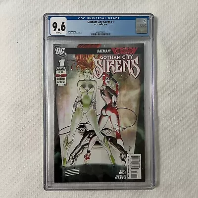 Buy 9.6 CGC Gotham City Sirens #1 Harley Quinn Poison Ivy Dini March DC Comics 2009 • 63.96£