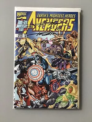 Buy Marvel Comics The Avengers Jan#12 Signed By George Perez, Al Vey And Tom Smith • 70£