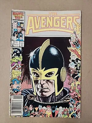 Buy Avengers #273 (1986) Marvel 25th Anniversary Border, NEWSSTAND. J11 • 6.39£