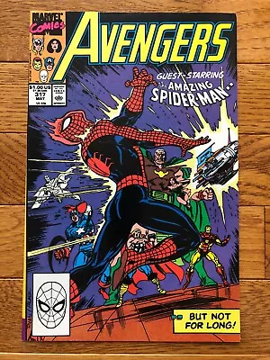 Buy AVENGERS #317 1990 STRANGER Spider-Man WHITE VISION Thor Ironman Captain America • 2.15£