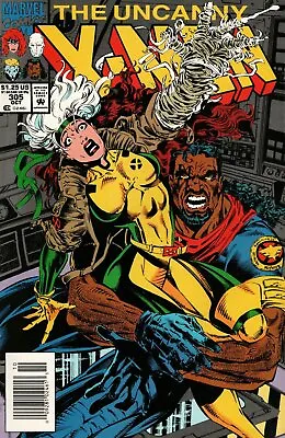 Buy The Uncanny X-Men #305 Newsstand Cover (1981-2011) Marvel Comics • 3.35£