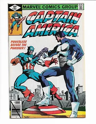 Buy Captain America 241 - F/vf 7.0 - Frank Miller Cover - Punisher (1980) • 39.53£