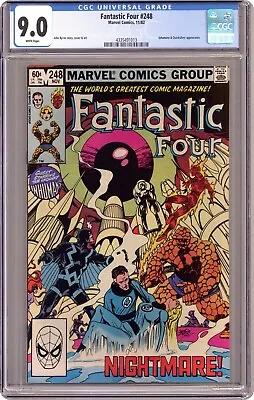 Buy Fantastic Four #248 CGC Graded 9.0 John Byrne Cover Marvel Comic Book • 23.71£