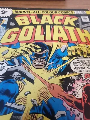 Buy MARVEL COMICS- BLACK GOLIATH  #2 9 CENT APR 1976 Very Good Fast Post  • 6.99£