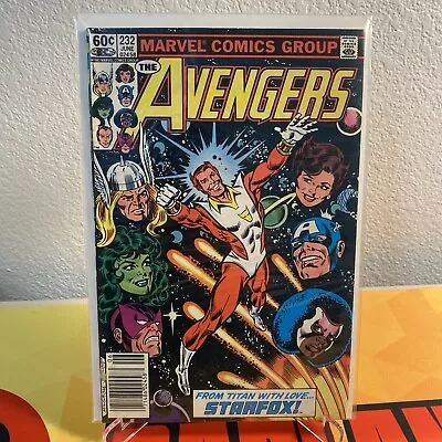 Buy Avengers 232, Key: 1st Starfox. Newsstand. Nice Mid Grade 1983 Marvel • 5.59£