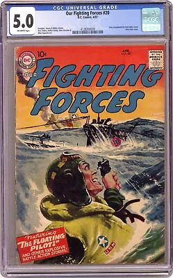 Buy Our Fighting Forces #20 CGC 5.0 1957 4128200009 • 137.81£