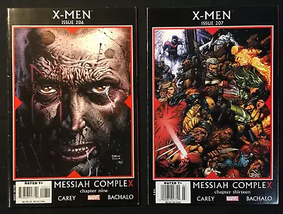 Buy Uncanny X Men 206 207 DAVID FINCH Wolverine Cable V 1 Messiah Complex Pt 9 13 • 12.69£