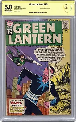 Buy Green Lantern #15 CBCS 5.0 SS Giella 1962 22-0692A42-243 • 154.08£