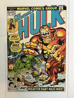 Buy Incredible Hulk #169 VF (7.0) 1973 Herb Trimpe Cover -1st Appearance Of Bi-Beast • 19.77£