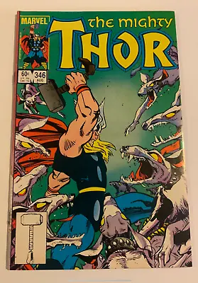 Buy The Mighty Thor #346 - Marvel 1984 - 1st Hounds Of The Hunter  • 6.36£