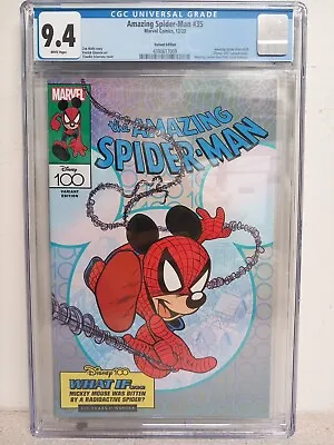 Buy Rare Amazing Spider-man #35 Sciarrone Disney Variant Cgc 9.4 🔥🔥 2023 • 25£