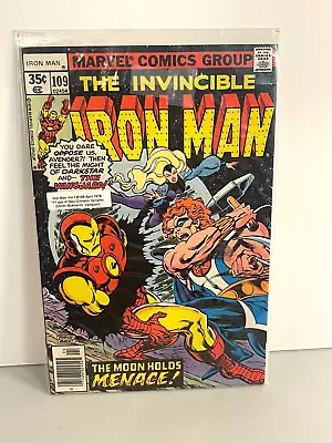 Buy INVINCIBLE IRON MAN Vol. 1 No. 109 (Marvel April 1978) 1st App. THE VANGUARD • 3.99£