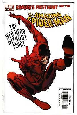 Buy Amazing Spider-Man #566 - Marvel 2008 - Kraven's First Hunt [Ft Daredevil] • 7.49£
