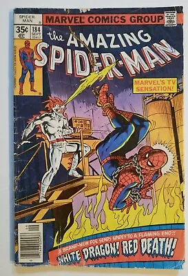 Buy Low Grade Amazing Spider-Man #184 (Marvel Comics, 1978) White Dragon • 2.39£