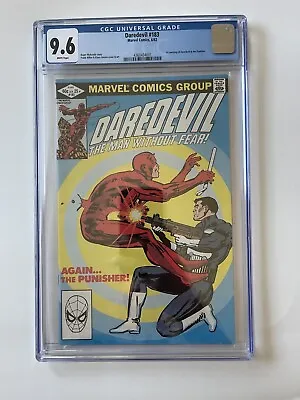Buy Daredevil #183 (1982) CGC Graded 9.6 1st Meeting Of Daredevil & Punisher Marvel • 83.76£
