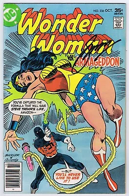Buy Wonder Woman #236 Very Fine- Signed W/COA By Gerry Conway 1977 DC Comics • 37.99£